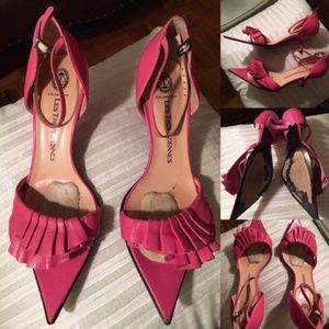 LES TROPEZIENNES Leather Pink Sandals - Size 37